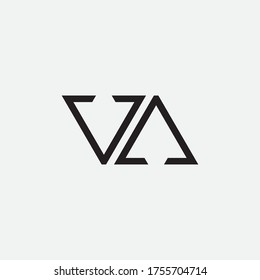 Letters VA Logo Template - Vector Illustration