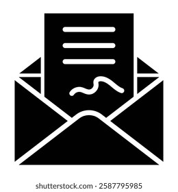 Letters Vector Glyph Icon Vector Design