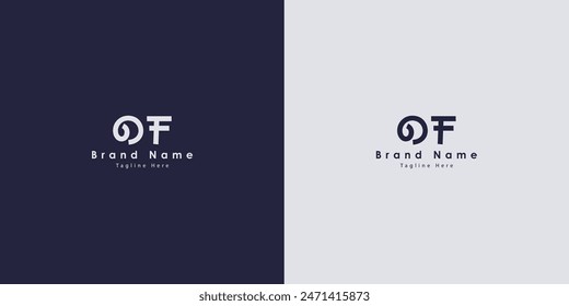 OF letters vector logo design