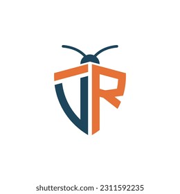 Letters VR Pest Control Logo