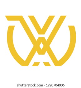 VW-Logo-Design für Buchstaben