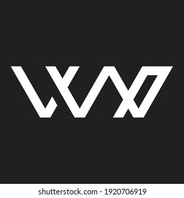 Letters VW Monogram Logo Design