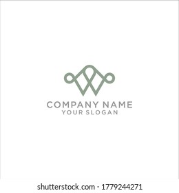 Las letras W y S parecen simples, limpias, abstractas y profesionales. Este logotipo es muy recomendable para abogados o empresas de litigios civiles.