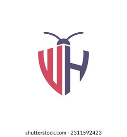 Letters WH Pest Control Logo