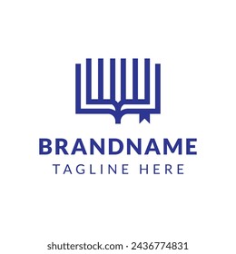 Letters WW Book Logo, suitable for business related to book with WW intials