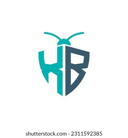 Logotipo de control de plagas XB