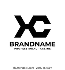 Letters XC Hexagon Logo, suitable for any business with CX or XC initials