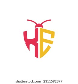 Logotipo de control de plagas de las letras XE