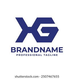 Letters XG Hexagon Logo, suitable for any business with XG or GX initials