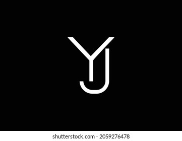 Icono del logotipo conjunto Letters Y J con plantilla vectorial de tarjeta de negocios