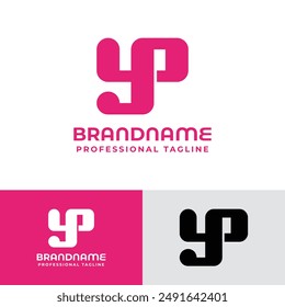 Letters YP Monogram Logo, Great for Multisector Company Branding