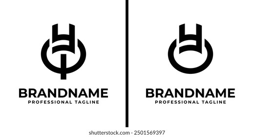 Letters YQ and YO Monogram Logo, suitable for any business with YQ, QY, YO, or OY initials