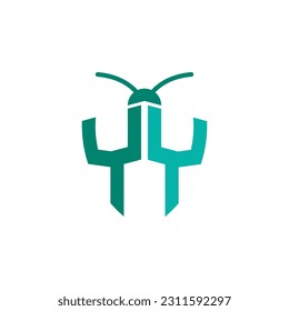 Letters YY Pest Control Logo