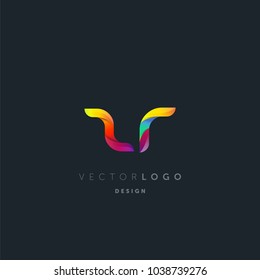 Letters Z R, Z & R logo, multi colour letters icon vector template.