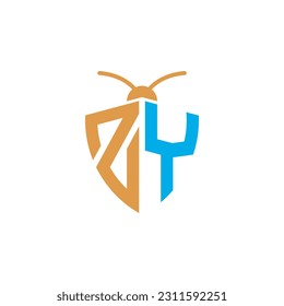 Letters ZY Pest Control Logo