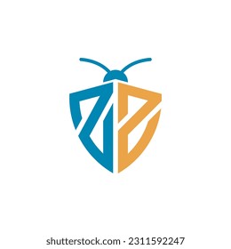 Letters ZZ Pest Control Logo