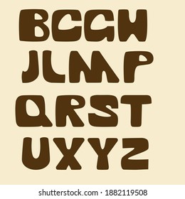 
The letters-B,C,G,H,J,L,M,P,Q,R,S,T,U,X,Y,Z of the original decorative font


 svg