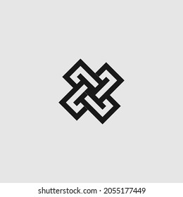 Logo-Design von LetterX. Lineares, kreatives, minimales Monogramm-Symbol. Universelles elegantes Vektordesign. Premium Business-Logo. Grafisches Alphabet-Symbol für Unternehmensidentität