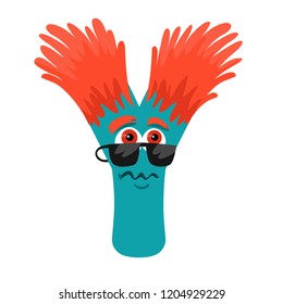LetterY Monster. Vector quality.