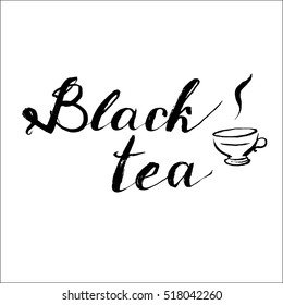 letterynh Black tea vector