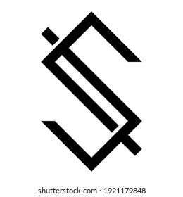 Lettes S Monogram Logo Design