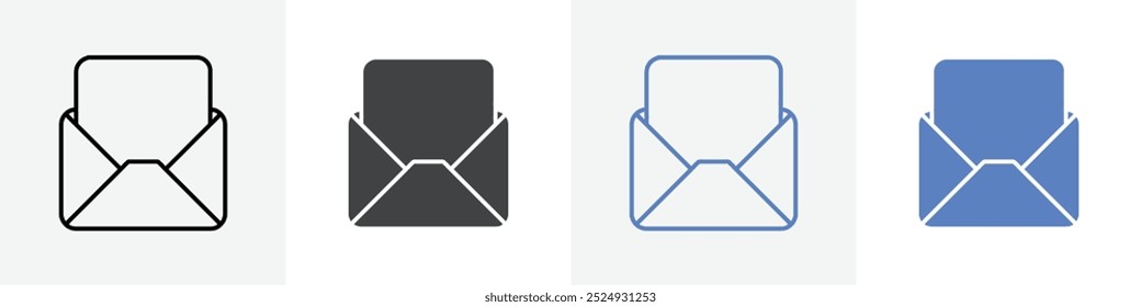 lettter icon vector set use for web