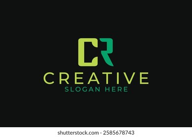 lettters CR consulting logo design vector sublimation