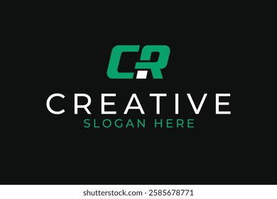 lettters CR consulting logo design vector sublimation