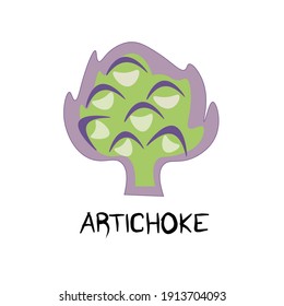 Lettuce, cabbage, broccoli, herbs, sprouts. Vegan, vegetarian set of icons with vegetables. Natural colors. Proper nutrition. Vegetable food. Vector isolated image.