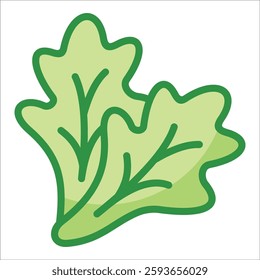 Lettuce Icon Element For Design