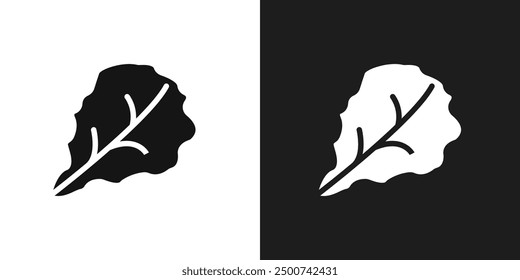 Lettuce icon line art vector