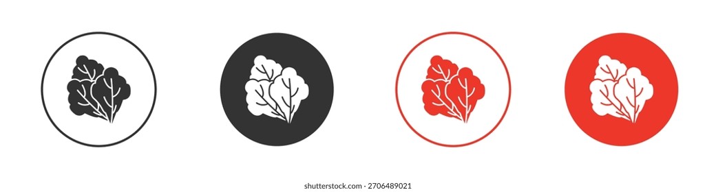 Icono de lechuga. diseño de Vector de Web