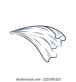 Lettuce leaf line icon. linear style sign for mobile concept and web design. Lettuce outline vector icon. Symbol, logo illustration. Vector graphics
