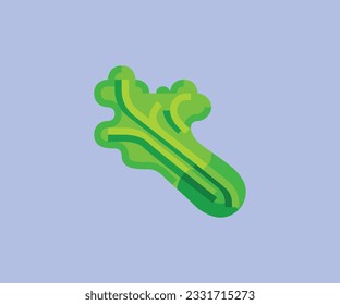 lettuce vector art, icon design