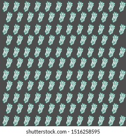 Lettuce wallpaper, illustration, vector on white background.