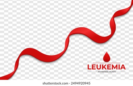 leukemia awareness month is september vector illustration. In most cases, blood cells originate from stem cells in the bone marrow.