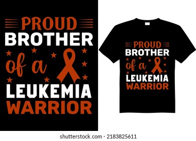 Archivo vectorial de diseño de camisetas de detección de leucemia