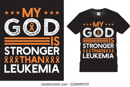 Leukemia Breast Cancer awareness shirts designs. Cancer fight Orange T-shirt Design for friend family Mom. Awareness motivation Month, custom tshirts, mug, banner, poster template.