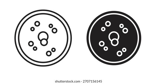 Icono de la leucemia en un diseño negro del Vector de la carrera y versión sólida plana en el fondo blanco