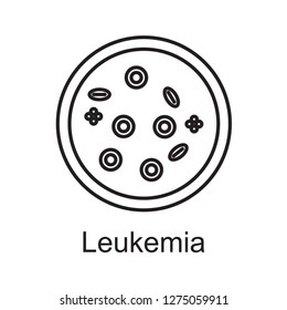 Leukemia Icon Outline