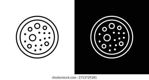 Leukemia icon, outline vector sign, logo design download