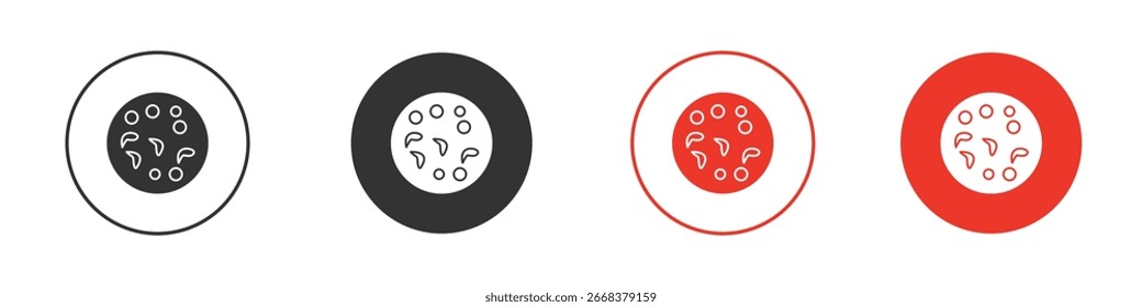 Icono de leucemia. Diseño de Vector Clipart