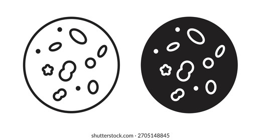 Leukemia icon vector modern flat and stroke designs