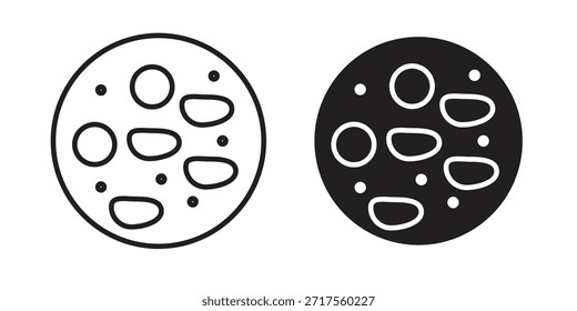 Iconos de la leucemia. Píxel perfecto. Icono de contorno de Vector. Concepto de logotipo plano.