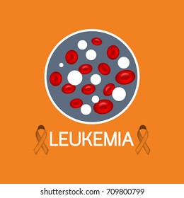 Leukemia Vector Icon Illustration