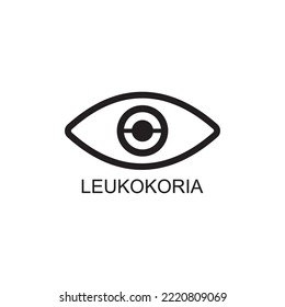 Leukocoria-Symbol, Augensymbol