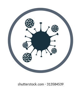 Leukocytes attack the virus icon