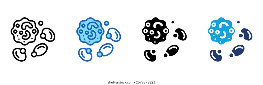 Leukocytes icon Multi Style Vector Illustration