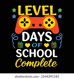 Level 100 Days of School Complete - Fun and Playful Gaming-Inspired Design