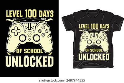 Nivel 100 días de Diseño gráfico de camiseta desbloqueado de la escuela  